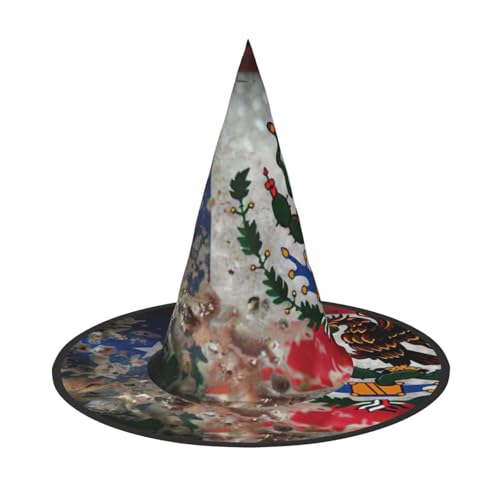 Mexikanische amerikanische Flagge Druck Karneval Halloween Hexenhut Kostüm Zubehör Faltbare Kappe Party Maskerade Dekor Mexikanische amerikanische Flagge Druck Karneval Halloween Hexenhut Kostüm Zubehör Faltbare Kappe Party Maskerade Dekor von HTTUP