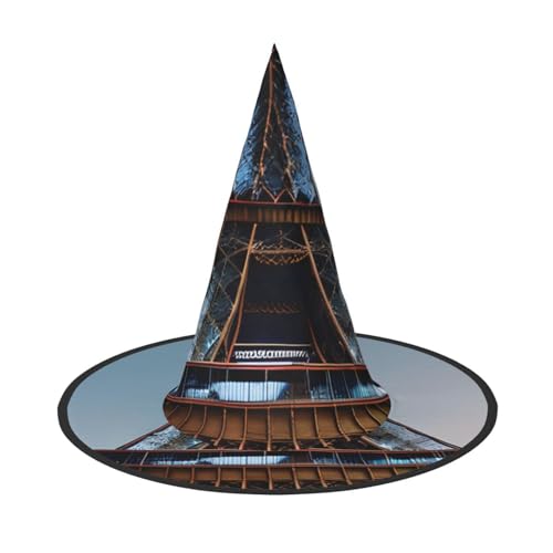 Paris Eiffelturm Druck Karneval Halloween Hexenhut Kostüm Zubehör Faltbare Kappe Party Maskerade Dekor Paris Eiffelturm Druck Karneval Halloween Hexenhut Kostüm Zubehör Faltbare Kappe Party Maskerade Dekor von HTTUP