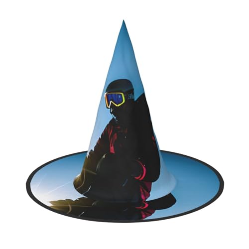 Snowboarding Bild Druck Karneval Halloween Hexenhut Kostüm Zubehör Faltbare Kappe Party Maskerade Dekor Snowboarding Bild Druck Karneval Halloween Hexenhut Kostüm Zubehör Faltbare Kappe Party Maskerade Dekor von HTTUP