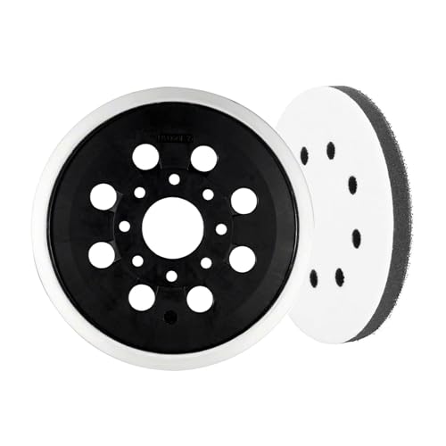 125 mm Schleifteller für Bosch PEX 220 A GEX 125-1 AE PEX 220 AE Skil 7402/7490 8-Löcher-Schleifpolierscheibe Zubehör mit Klett-Schleifteller Bosch Schleifplatte Zubehör für Exzenterschleifer 125 mm Schleifteller für Bosch PEX 220 A GEX 125-1 AE PEX 220 AE Skil 7402/7490 8-Löcher-Schleifpolierscheibe Zubehör mit Klett-Schleifteller Bosch Schleifplatte Zubehör für Exzenterschleifer von HTTYHT