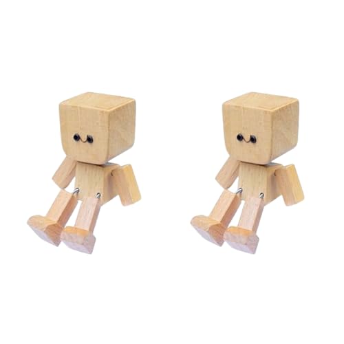 HTU Wackelnder Holzmann-Figur, charmante handgefertigte Holzfigur mit Federbein, Auto-Armaturenbrett-Ornament for Zuhause, Büro & Schreibtisch, wippende Deko, 3er-Set HTU Wackelnder Holzmann-Figur, charmante handgefertigte Holzfigur mit Federbein, Auto-Armaturenbrett-Ornament for Zuhause, Büro & Schreibtisch, wippende Deko, 3er-Set von HTU