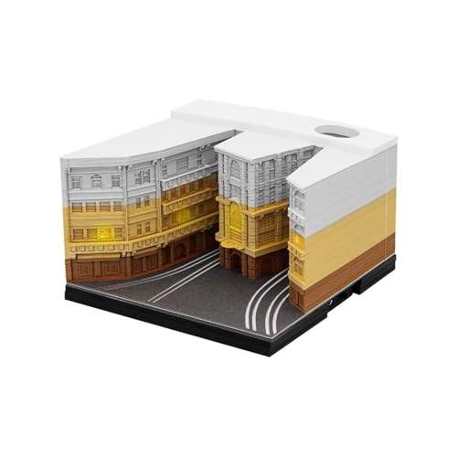 3D-Notizblock, Papierschnitzerei, Kunst, Architekturmodell, 3D-Haftnotizen, Skulptur, zum Abreißen, dreidimensionaler Notizblock, DIY, kreative Geschenke, Papiere, Karten, Handwerk 3D-Notizblock, Papierschnitzerei, Kunst, Architekturmodell, 3D-Haftnotizen, Skulptur, zum Abreißen, dreidimensionaler Notizblock, DIY, kreative Geschenke, Papiere, Karten, Handwerk von HTYUKFDG