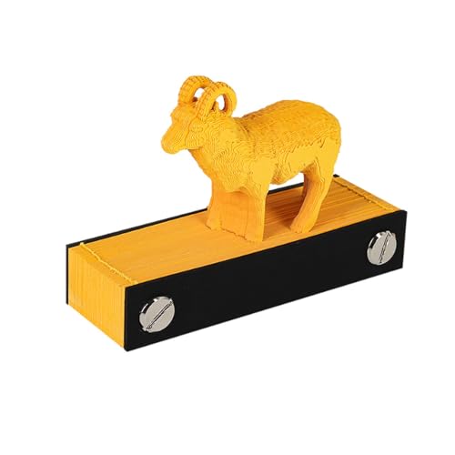 Zwölf Sternzeichen 3D-Papier-Kunst-Notizblock, Tier-Papier-Skulptur-Modell, 3D-Notizblock, abreißbare Papierschnitzerei, Haftnotizen für Neujahrsgeschenk Zwölf Sternzeichen 3D-Papier-Kunst-Notizblock, Tier-Papier-Skulptur-Modell, 3D-Notizblock, abreißbare Papierschnitzerei, Haftnotizen für Neujahrsgeschenk von HTYUKFDG