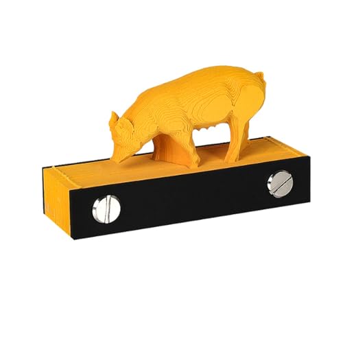 Zwölf Sternzeichen 3D-Papier-Kunst-Notizblock, Tier-Papier-Skulptur-Modell, 3D-Notizblock, abreißbare Papierschnitzerei, Haftnotizen für Neujahrsgeschenk Zwölf Sternzeichen 3D-Papier-Kunst-Notizblock, Tier-Papier-Skulptur-Modell, 3D-Notizblock, abreißbare Papierschnitzerei, Haftnotizen für Neujahrsgeschenk von HTYUKFDG