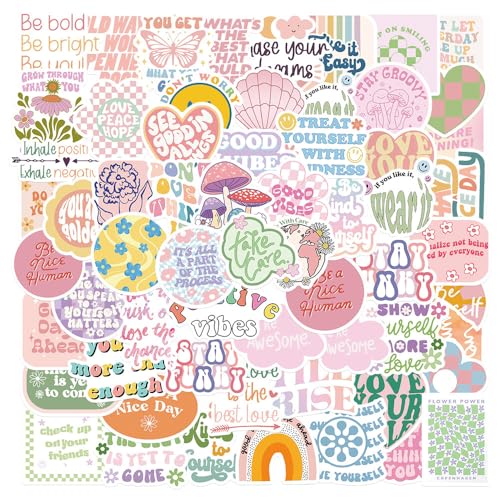 100 PCS Inspirational Stickers for Adults, Motivational Water Bottle Stickers for Teens Kids Teachers, Journaling Scrapbook Laptop Positive Quote Vinyl Sticker for Vision Board Supplies 100 PCS Inspirational Stickers for Adults, Motivational Water Bottle Stickers for Teens Kids Teachers, Journaling Scrapbook Laptop Positive Quote Vinyl Sticker for Vision Board Supplies von HUA JET