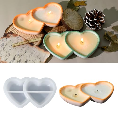 HUA JET DIY Epoxidharz-Silikonform für Tabletts – Doppelte Liebe Design, Ideal für Untersetzer, Teetabletts, Obst- und Schmucktabletts, Kunsthandwerk-Formen,Silicone Molds for Resin HUA JET DIY Epoxidharz-Silikonform für Tabletts – Doppelte Liebe Design, Ideal für Untersetzer, Teetabletts, Obst- und Schmucktabletts, Kunsthandwerk-Formen,Silicone Molds for Resin von HUA JET