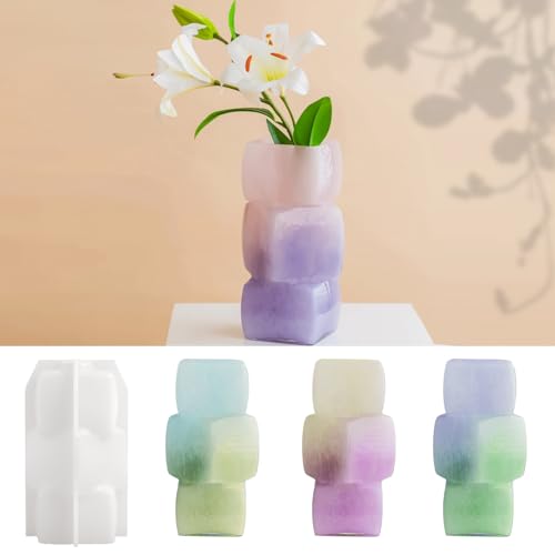 HUA JET Silikonformen Vasenherstellung DIY Gießformen für Blumenvasen - Resin Deko Formen Handgefertigt für Vasen HUA JET Silikonformen Vasenherstellung DIY Gießformen für Blumenvasen - Resin Deko Formen Handgefertigt für Vasen von HUA JET