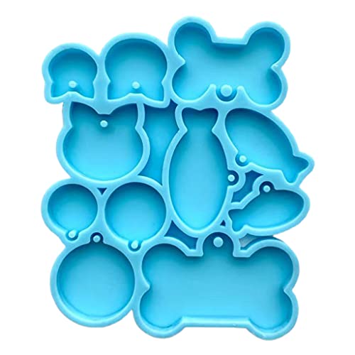 Epoxidharz-Form, handgefertigter Schlüsselanhänger, Silikon, Katzen, Fische, für Schlüsselanhänger, Kunstharz, Guss, Größe M Epoxidharz-Form, handgefertigter Schlüsselanhänger, Silikon, Katzen, Fische, für Schlüsselanhänger, Kunstharz, Guss, Größe M von HUAANYA