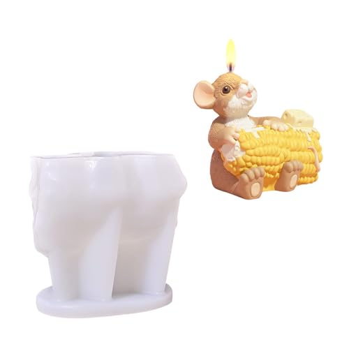 Flexible Mauskäse Mais Kerze Schimmelpilze Safe Silikon Ideal Für Kreative Back Und Handwerksprojekte Vorräte Flexible Mauskäse Mais Kerze Schimmelpilze Safe Silikon Ideal Für Kreative Back Und Handwerksprojekte Vorräte von HUAANYA