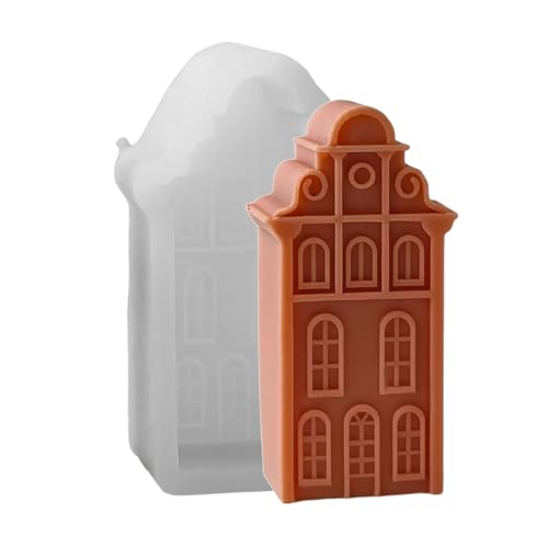 HUAANYA Silikonformen, 3D-Hausformen, Epoxidharz, handgefertigte Gießformen, Schornsteinhaus, Gipsformen HUAANYA Silikonformen, 3D-Hausformen, Epoxidharz, handgefertigte Gießformen, Schornsteinhaus, Gipsformen von HUAANYA
