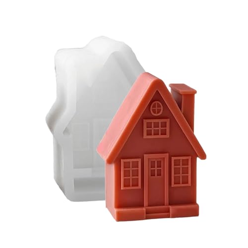 HUAANYA Silikonformen, 3D-Hausformen, Epoxidharz, handgefertigte Gießformen, Schornsteinhaus, Gipsformen HUAANYA Silikonformen, 3D-Hausformen, Epoxidharz, handgefertigte Gießformen, Schornsteinhaus, Gipsformen von HUAANYA