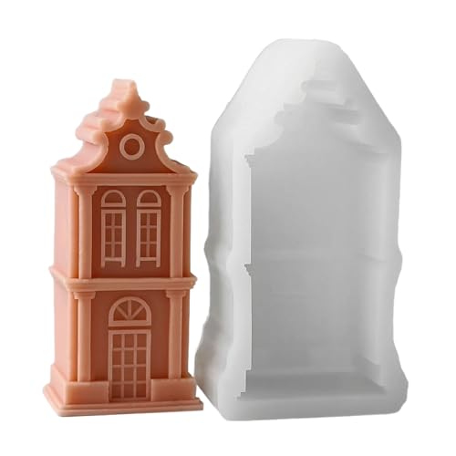 HUAANYA Silikonformen, 3D-Hausformen, Epoxidharz, handgefertigte Gießformen, Schornsteinhaus, Gipsformen HUAANYA Silikonformen, 3D-Hausformen, Epoxidharz, handgefertigte Gießformen, Schornsteinhaus, Gipsformen von HUAANYA