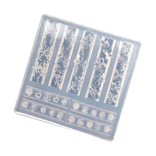 Mehrzwecknägelkunst Silikonform Für Detaillierte 3D Designs Einschließlich Schmetterlings Und Mondmuster Für Den Haushalt Mehrzwecknägelkunst Silikonform Für Detaillierte 3D Designs Einschließlich Schmetterlings Und Mondmuster Für Den Haushalt von HUAANYA