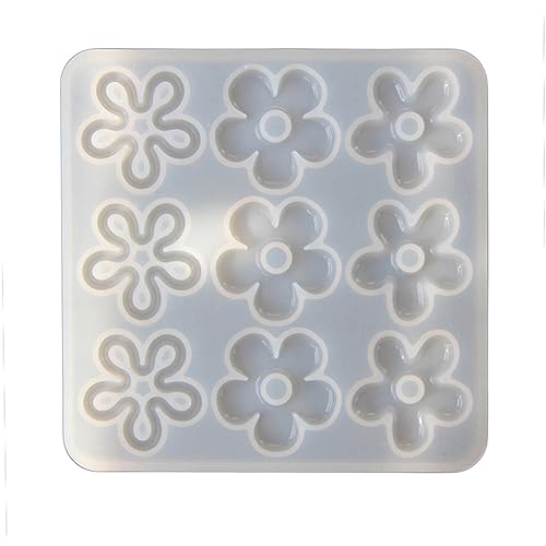 Silikonform für Blumenanhänger, Kristall, Epoxidharz, Guss, für Schmuck, Halsketten, Ohrringe, Anhänger, Basteln Silikonform für Blumenanhänger, Kristall, Epoxidharz, Guss, für Schmuck, Halsketten, Ohrringe, Anhänger, Basteln von HUAANYA