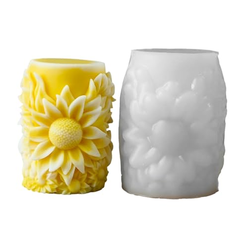 Silikonformen für Blumen, Säulen, Ornamente, Zylinderformen, Gießen, Epoxidharz, Bastelbedarf von HUAANYA