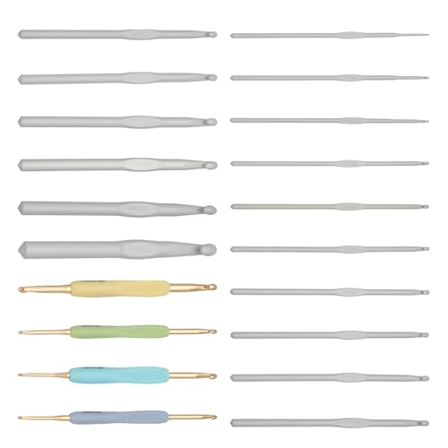 HUAJINGKEJI 1 Set Häkelnadel-Set, Einzelkopf-Stricknadel, Doppelkopf-Häkelnadel, Strickwerkzeug, Häkelwerkzeug HUAJINGKEJI 1 Set Häkelnadel-Set, Einzelkopf-Stricknadel, Doppelkopf-Häkelnadel, Strickwerkzeug, Häkelwerkzeug von HUAJINGKEJI