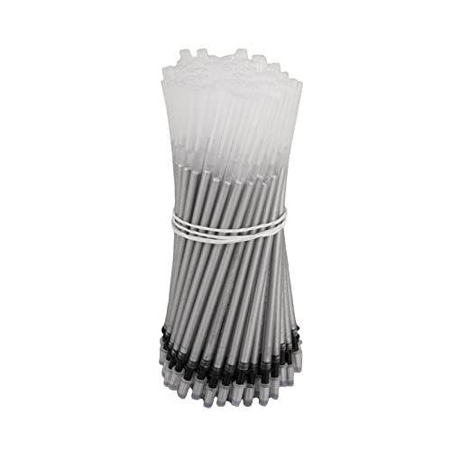 HUAJINGKEJI 100 x Mercury-Silver nachfüllbare Silber-Stoffmarker, radierbare Stoffstift-Nachfüllungen für Lederjeans, 100 Stück von HUAJINGKEJI