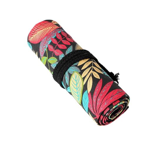 HUAJINGKEJI 12/24/36/48/72 Löcher Rolling Pencil Case Blätter Druck Bleistift Aufbewahrungstasche Bleistifte Rolle Leinwand Bleistift HUAJINGKEJI 12/24/36/48/72 Löcher Rolling Pencil Case Blätter Druck Bleistift Aufbewahrungstasche Bleistifte Rolle Leinwand Bleistift von HUAJINGKEJI
