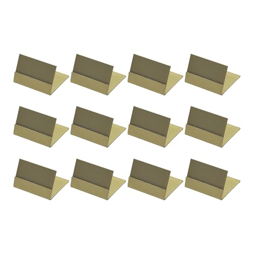 HUAJINGKEJI 12 x Bilderhalter aus Metall, Tischkarten, Präsentationsständer, Restaurant, Preise, Etikett, Aufbewahrung, Regal, Hochzeit, Tischdekoration HUAJINGKEJI 12 x Bilderhalter aus Metall, Tischkarten, Präsentationsständer, Restaurant, Preise, Etikett, Aufbewahrung, Regal, Hochzeit, Tischdekoration von HUAJINGKEJI