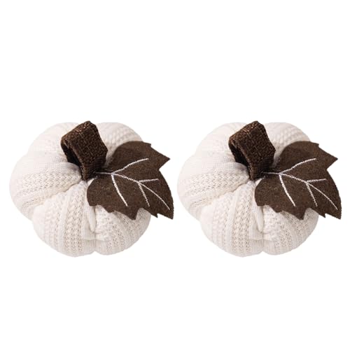 HUAJINGKEJI 2 Stück Herbst Thanksgiving Strickstoff Kürbis hängende Ornamente Home Office Herbst Ernte HUAJINGKEJI 2 Stück Herbst Thanksgiving Strickstoff Kürbis hängende Ornamente Home Office Herbst Ernte von HUAJINGKEJI