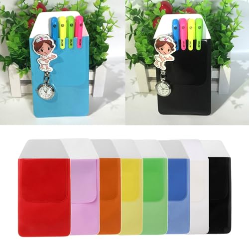 HUAJINGKEJI 5 Stück/Beutel PVC-Stifttaschen Bleistift für Etui, Taschenschutz, Büro, Krankenhaus von HUAJINGKEJI