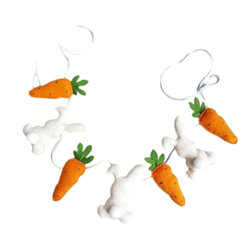 HUAJINGKEJI Hasen Karotte hängende Ornament Frühling Urlaub hängende Dekoration für Zuhause Dekoration Frühling Party HUAJINGKEJI Hasen Karotte hängende Ornament Frühling Urlaub hängende Dekoration für Zuhause Dekoration Frühling Party von HUAJINGKEJI