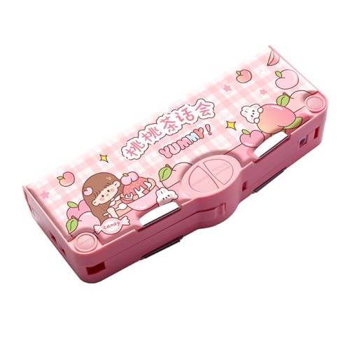 HUAJINGKEJI Multifunktionales Federmäppchen mit Spitzer, Lineal, Radiergummi, Fingerband, Schere, Schüler, Kinder, Schule HUAJINGKEJI Multifunktionales Federmäppchen mit Spitzer, Lineal, Radiergummi, Fingerband, Schere, Schüler, Kinder, Schule von HUAJINGKEJI