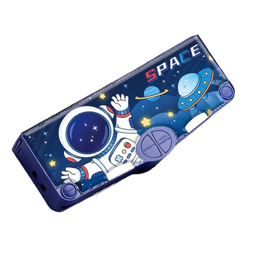HUAJINGKEJI Multifunktionales Federmäppchen mit Spitzer, Lineal, Radiergummi, Fingerband, Schere, Schüler, Kinder, Schule HUAJINGKEJI Multifunktionales Federmäppchen mit Spitzer, Lineal, Radiergummi, Fingerband, Schere, Schüler, Kinder, Schule von HUAJINGKEJI