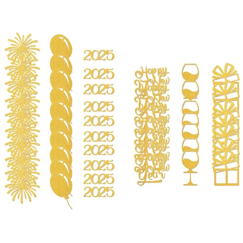 HUAJINGKEJI Neue Jahr Feier Mode Konfetti 100 Stück Set aus stabilen Papiermaterialien für Party Supplies und Event HUAJINGKEJI Neue Jahr Feier Mode Konfetti 100 Stück Set aus stabilen Papiermaterialien für Party Supplies und Event von HUAJINGKEJI