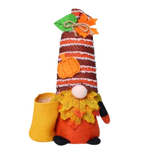 HUAJINGKEJI Thanksgiving Zwerg Ornament Plüsch Zwerg Figur Herbst Herbst Dekoration für Thanksgiving Home Party Tisch HUAJINGKEJI Thanksgiving Zwerg Ornament Plüsch Zwerg Figur Herbst Herbst Dekoration für Thanksgiving Home Party Tisch von HUAJINGKEJI