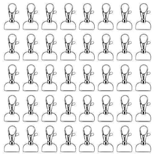HUAJINGKEJI Verschlusshaken Clips 2,5 cm D-Ringe Metall Karabinerverschlüsse für die Herstellung von Tabs, HUAJINGKEJI Verschlusshaken Clips 2,5 cm D-Ringe Metall Karabinerverschlüsse für die Herstellung von Tabs, von HUAJINGKEJI