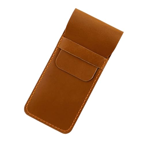 HUAJINGKEJI Vintage Leder Stifteetui Großes Fach Stiftebeutel Tragbare Reise Füllfederhalter Organizer Hülle für HUAJINGKEJI Vintage Leder Stifteetui Großes Fach Stiftebeutel Tragbare Reise Füllfederhalter Organizer Hülle für von HUAJINGKEJI