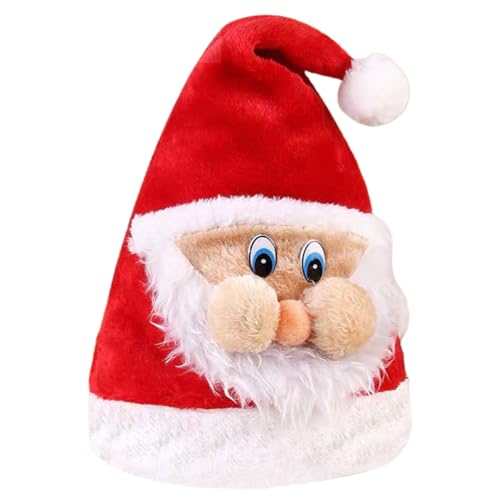 HUAJINGKEJI Vliesstoff mit Rentier, saisonale Party-Requisiten, Mütze, Weihnachtsmannmütze, Festival-Dekoration, weiche Wintermütze HUAJINGKEJI Vliesstoff mit Rentier, saisonale Party-Requisiten, Mütze, Weihnachtsmannmütze, Festival-Dekoration, weiche Wintermütze von HUAJINGKEJI