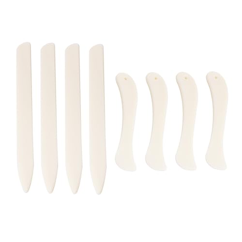 Leder-Faltenwerkzeug, Nähstoff, Falzknochen, Papierfalte zum Buchbinden, Lederwaren, Lederformen, 8 Stück von HUAJINGKEJI