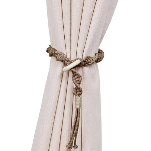 Vorhanghalter, Raffhalter, dekorative Raffhalter für Schlafzimmer, Wohnzimmer, Seil, einfache Halter, Raffhalter für Wohnzimmer Vorhanghalter, Raffhalter, dekorative Raffhalter für Schlafzimmer, Wohnzimmer, Seil, einfache Halter, Raffhalter für Wohnzimmer von HUAJINGKEJI