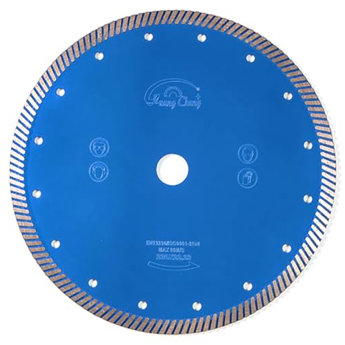 Profi Diamantscheibe 230mm x 22.23mm für Marmor, Steintrennsägeblatt, Bodenplatten und Granit, Trennscheibe für Trocken- und Nassschnitt Profi Diamantscheibe 230mm x 22.23mm für Marmor, Steintrennsägeblatt, Bodenplatten und Granit, Trennscheibe für Trocken- und Nassschnitt von HUANG CHANG