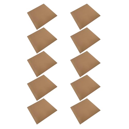 HUANGING 10 Stück/Packung 30,5 cm Schallplattenhüllen, wiederverschließbare Außenhüllen, verdickte Papiertüte für Schallplattenaufbewahrungstasche von HUANGING