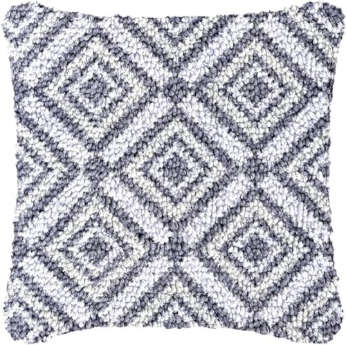 DIY Knüpfhaken-Set Knüpfkissen Zum Selber Knüpfen, Knüpfen Kissen Set Latch Hook Kissen Kit Knüpfteppich Knüpfpackung Für Erwachsene Handwerk Geschenke Weihnachten Dekorationen-F||43x43cm/17x17in DIY Knüpfhaken-Set Knüpfkissen Zum Selber Knüpfen, Knüpfen Kissen Set Latch Hook Kissen Kit Knüpfteppich Knüpfpackung Für Erwachsene Handwerk Geschenke Weihnachten Dekorationen-F||43x43cm/17x17in von HUANGJB