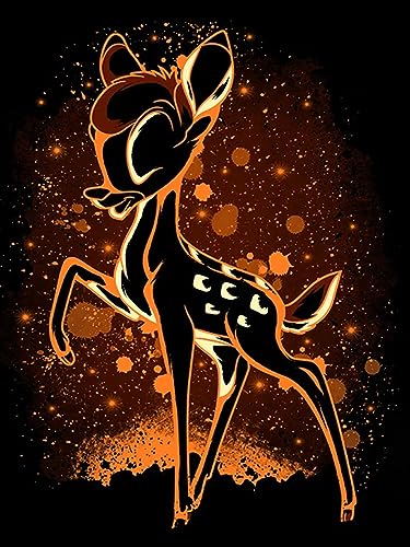 HUANNY DIY Diamond Art Bambi Diamond Painting Kits, 5D Full Drill Cross Stitch Embroidery kits von HUANNY