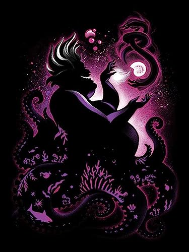 HUANNY DIY Diamond Art Ursula Diamond Painting Villain, 5D Full Drill Cross Stitch Embroidery kit, Funny von HUANNY