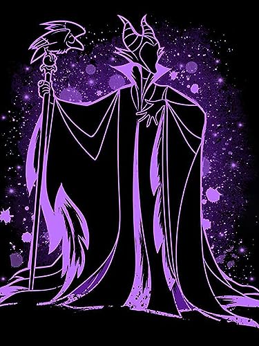 HUANNY DIY Diamond Painting Maleficent Diamond Art Villain, 5D Full Drill Cross Stitch Embroidery kit for Beginners von HUANNY