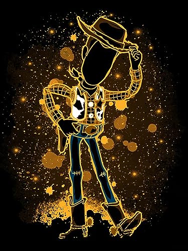 HUANNY DIY Diamond Painting Toy Story Diamond Art Woody, 5D Full Drill Cross Stitch Embroidery kit for Beginners von HUANNY