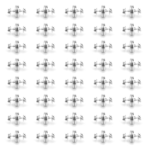 HUANR Magnetknöpfe, 40 Stück Vorhang Magnetischer Verschluss, 20 mm Vorhang Magnete Anti Licht Leckage, Vorhang Magnet für Schlafzimmern, Wohnzimmern, Esszimmern, Badezimmern Vorhang Geschlossen von HUANR