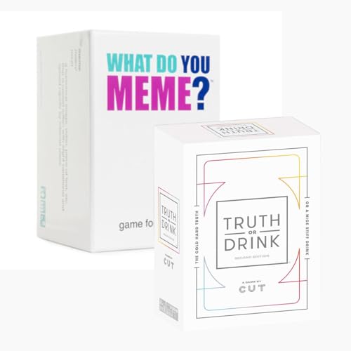 HUCH! Partyspiel-Set 'What do You Meme? (US) + Truth or Drink (US) von HUCH!