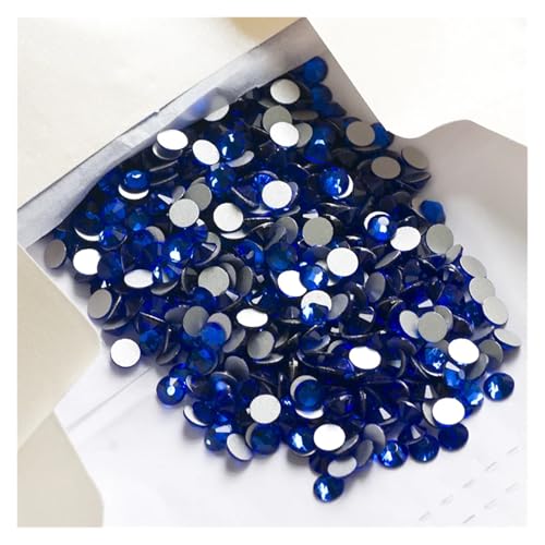 Hotfix Strasssteine Flatback Kristall-Strasssteine ​​in allen Größen for Nagelkleidung for Basteln, Basteln, Dekorieren, Edelsteine(Sapphire,SS20 1440Pcs) von HUDFVIOI