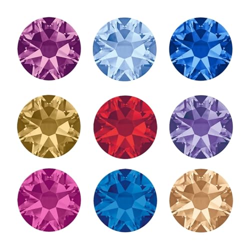 Hotfix Strasssteine Nicht Hotfix DIY Strass Kristall Strass Stick Auf Nail art Dekorationen DIY Handarbeit Kleidung(Olivine,SS30 288Pcs) von HUDFVIOI