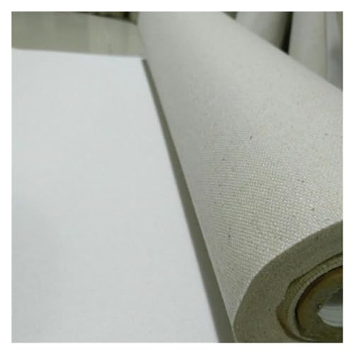 Leere Leinwandrolle, 400 g/m², Leinenmischung, Malerei, blanko, Leinwand für handbemalte Leinwand, 30/40/50 cm breite Rolle (40 cm x 5 m) von HUDFVIOI