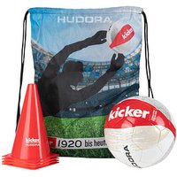 HUDORA® Fußball-Set KICKER EDITION weiß/rot, 1 Set von HUDORA®