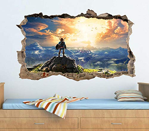 HUGF Wandtattoo Zelda 3d zerschlagen Loch Wandaufkleber Aufkleber Wandbild Videospiel HUGF Wandtattoo Zelda 3d zerschlagen Loch Wandaufkleber Aufkleber Wandbild Videospiel von HUGF