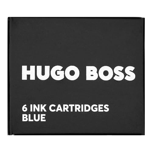 Einweg-Kartusche für Füllfederhalter, Blau, Box mit 6 Stück von HUGO BOSS